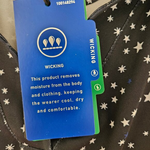 RLX Ralph Lauren Women's Tailored Fit Navy Blue Stars Golf Polo Shirt XS - Picture 5 of 6